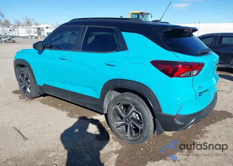 2021 Chevrolet Trailblazer Rs из США, поврежденный, VIN KL79MUSL3MB109778